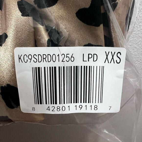 NWT Kourt midi Animal Print Tan and Black Skirt size xxs womens - Picture 5 of 16